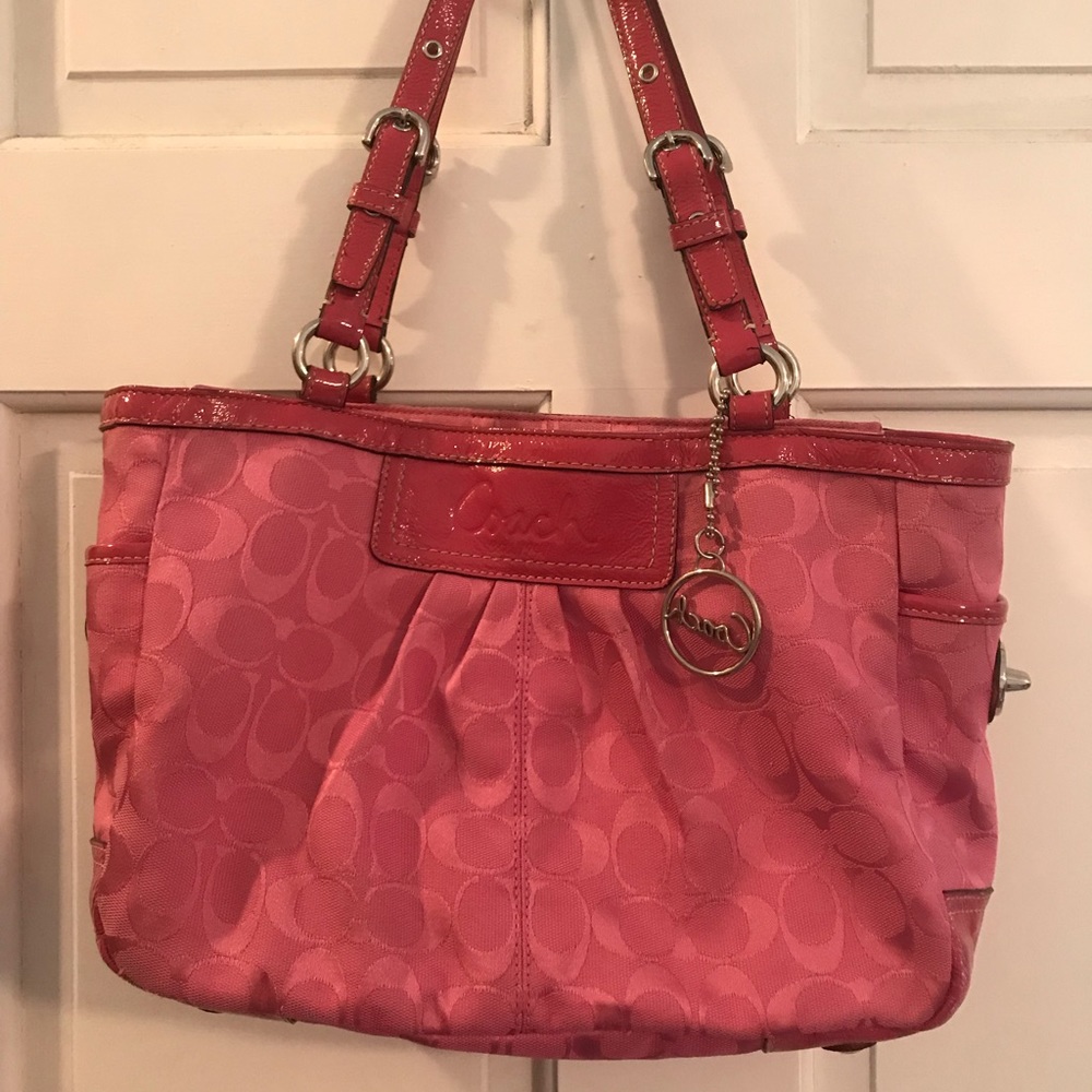 Pink Coach Handbag